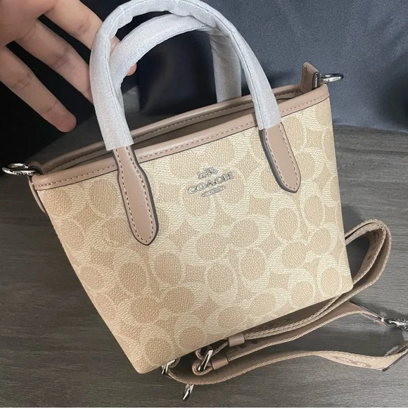 Coach Tan Signature Mini Bag - Picture 2 of 7